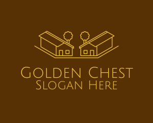 Golden Home Architect  logo design