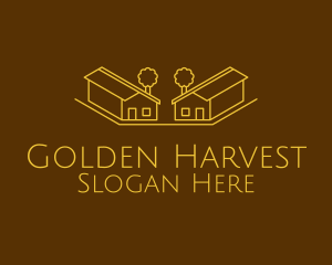 Golden Home Architect  logo design