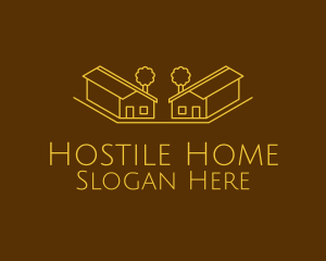 Golden Home Architect  logo design