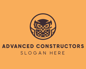 Modern Owl Aviary logo design