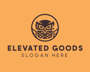 Modern Owl Aviary logo design