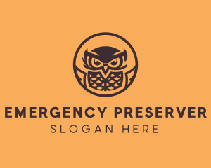 Modern Owl Aviary logo design