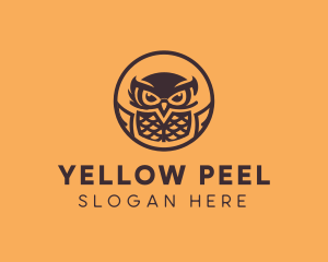 Modern Owl Aviary logo design