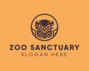 Modern Owl Aviary logo design