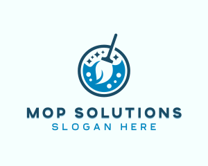 Mop Cleaning Housekeeping logo