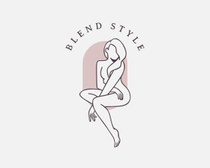 Beauty Nude Female logo design