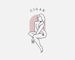 Beauty Nude Female logo design