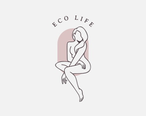 Beauty Nude Female logo design