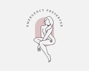 Beauty Nude Female logo design