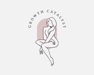 Beauty Nude Female logo design