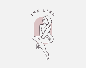 Beauty Nude Female logo design