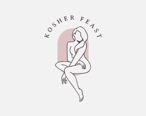 Beauty Nude Female logo design