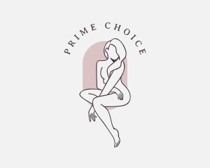 Beauty Nude Female logo design