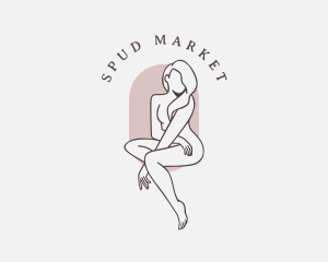 Beauty Nude Female logo design