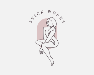 Beauty Nude Female logo design