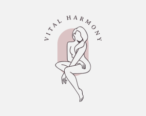 Beauty Nude Female logo design