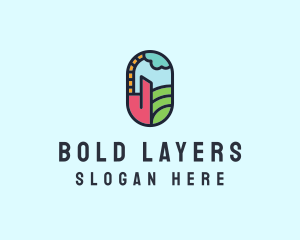 Stained Glass Window logo design