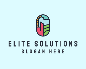 Stained Glass Window logo design