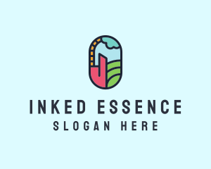 Stained Glass Window logo design