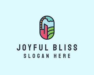 Stained Glass Window logo design