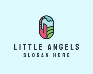 Stained Glass Window logo design