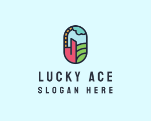 Stained Glass Window logo design