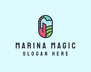 Stained Glass Window logo design