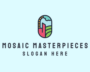 Stained Glass Window logo design