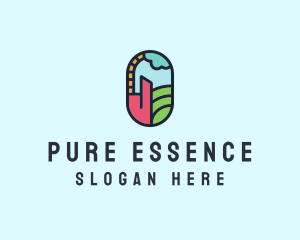 Stained Glass Window logo design