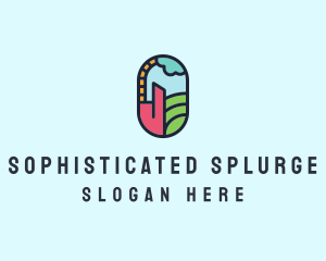 Stained Glass Window logo design