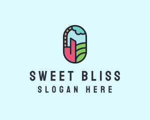 Stained Glass Window logo design