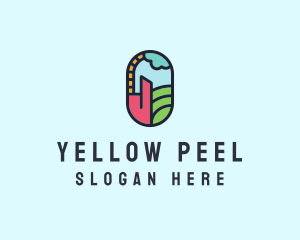 Stained Glass Window logo design