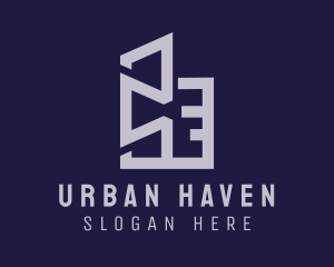 Urban City Skyscraper logo design