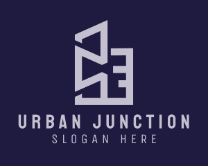 Urban City Skyscraper logo design