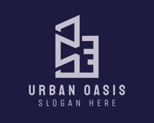 Urban City Skyscraper logo design