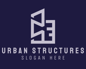 Urban City Skyscraper logo design