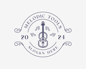 Violin Musical Instrument logo