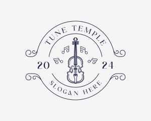 Violin Musical Instrument logo