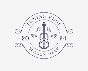 Violin Musical Instrument logo