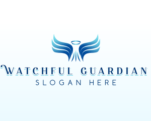 Spiritual Angel Wings logo design