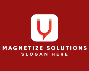 Magnetic App  logo design