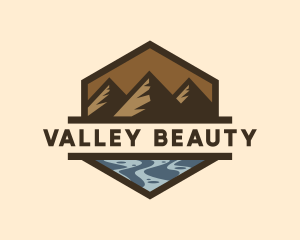 Mountain Sea Exploration  logo design