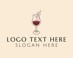 Letter S Grape Wine  logo