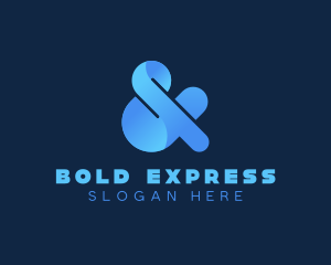 Bold Ampersand Font logo design