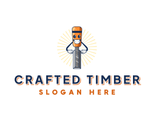 Chisel Woodwork Carpentry logo design