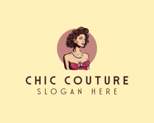 Pinup Girl Salon logo design