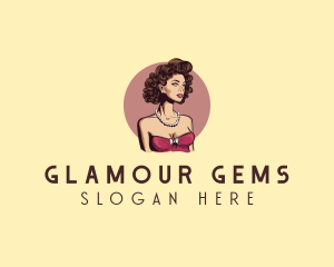 Pinup Girl Salon logo design