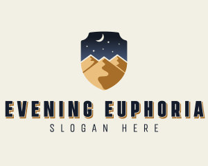 Evening Desert Dune logo design