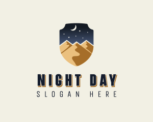 Evening Desert Dune logo design