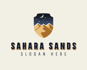 Evening Desert Dune logo design